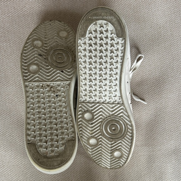 SOLD: Golden Goose Pure Star Bicolor Leather Low-Top Sneakers - Picture 13 of 16